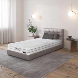 Zeus, 800 molle + 2 cm memory, Boxato, Sfoderabile,9 zone ,durezza Liv.7 25 cm